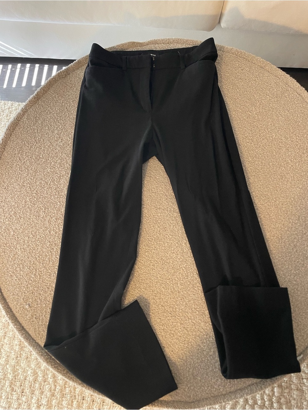 Express  Columunist Barely Boot Black Womens Dress Pants